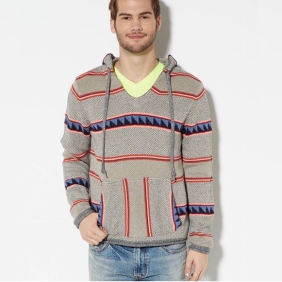 American Eagle Outfitters Other - American Eagle Baja Knit Hoodie Size XL GUC Prep Fit 100% Cotton